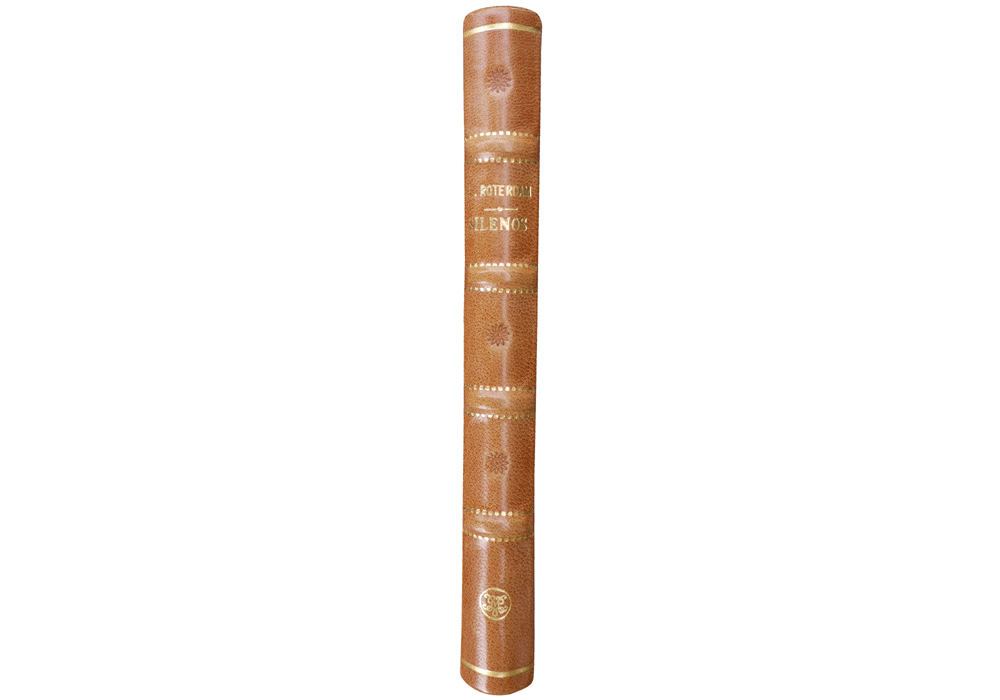 Silenos-Erasmo Rotterdam-Jorge Costilla-Incunabula & Ancient Books-facsimile book-Vicent García Editores-9 Dust jacket spine
